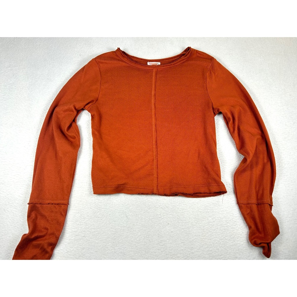 Flirtitude Active T-Shirt Women Medium Orange Athleisure
